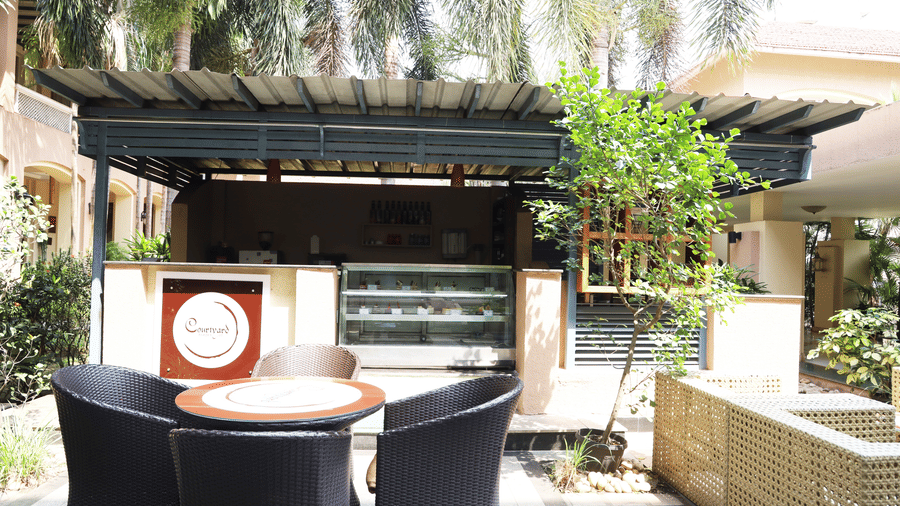 Courtyard cafe in Cuttack 