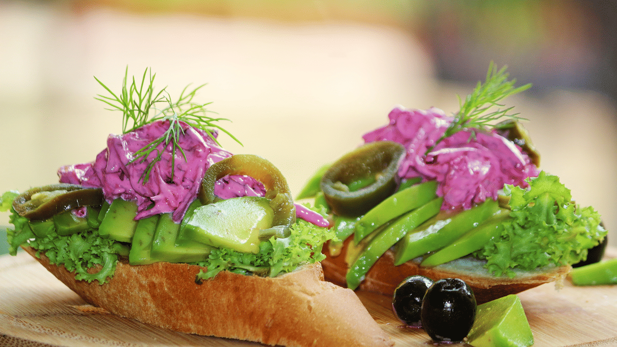 Adamo The Bellus - a close-up shot of a food presentation.