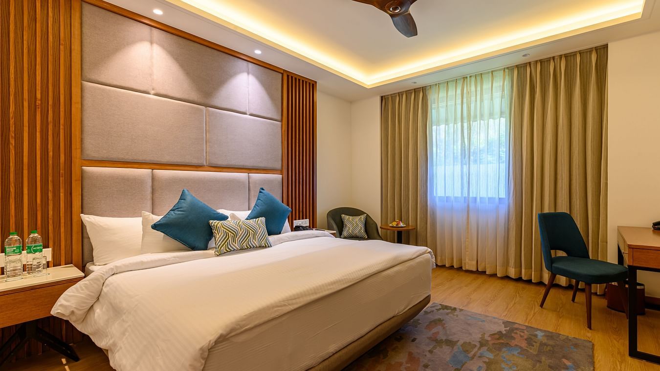 The interiors of the Classic Rooms in Pushkar at our resort 1