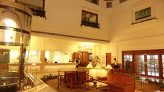 Lobby at our hotel in Cochin, Abad Atrium, Cochin-4