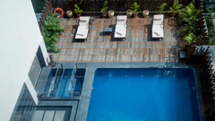 Pool at Efcee Sarovar Premiere, business hotels in bhavnagar