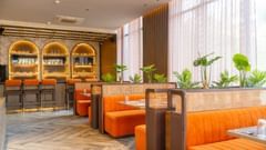 Dining setting of a restaurant at Montclair Ananta, Elite.