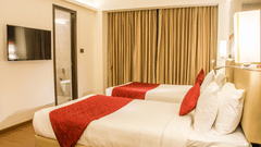 comfort room at V Hotel - Srinagar Vishakhapatnam 3