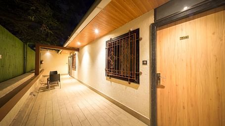 Outdoor seating area - Hotel Shivam, Pune