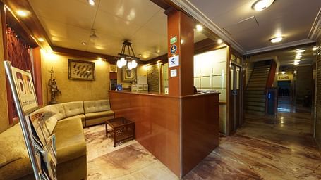Reception area - Hotel Shivam, Pune