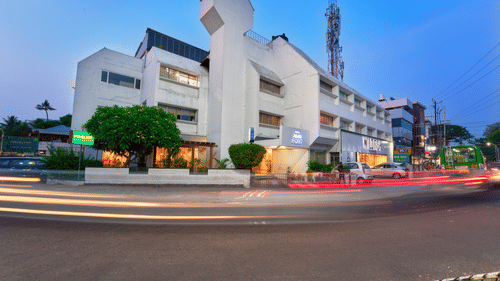 Facade of our hotel in Kochi