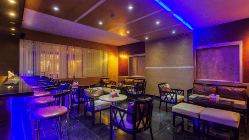 interior of our bar in West Delhi