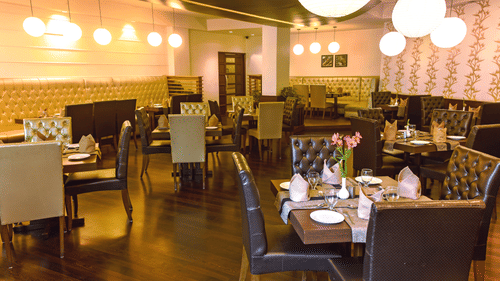 seating area at Ginger, a restaurant in Shillong 11 - Hotel Polo Towers, Shillong