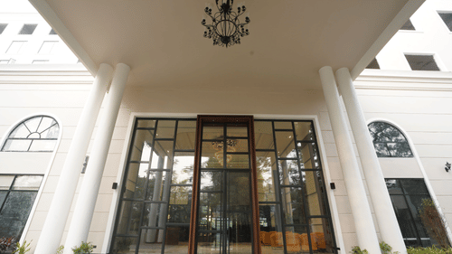 entrance to one of our hotels