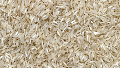 a close up shot of white rice 