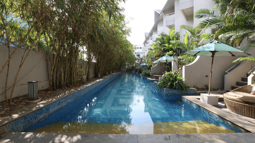 Swimming Pool at our hotel in Puri