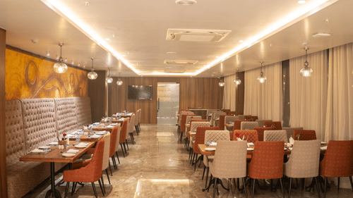 Image of Casablanca with chairs and sofas at Pride Elite Daman.