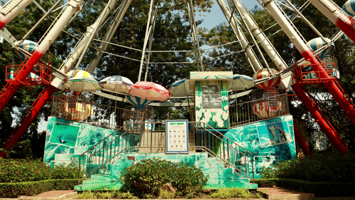 Enjoy thrilling rides and family-friendly attractions at Tirupati Rushivan Adventure Park, a popular entertainment destination located near Pride Elite Himatnagar in Gujarat.