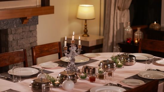 dining table @  Lamrin Hotels & Resorts