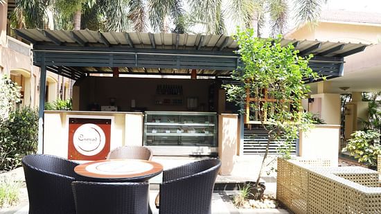 Courtyard cafe in Cuttack 