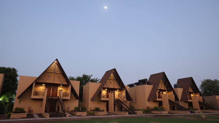 row of cottages at Jagira Ananta Elite