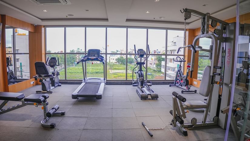 interior of our fitness centre in Bangalore