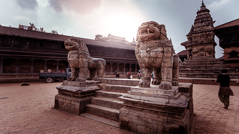 Magnificent sculpture at Konark sun temple