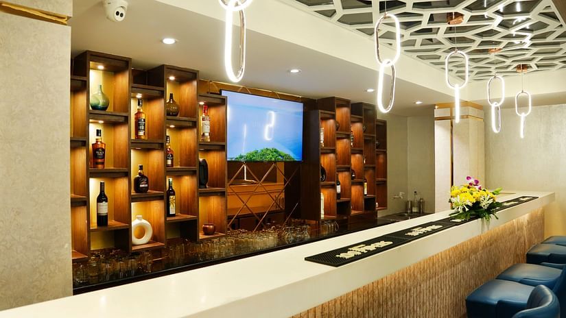 Sapna Clarks - the front desk of the reception