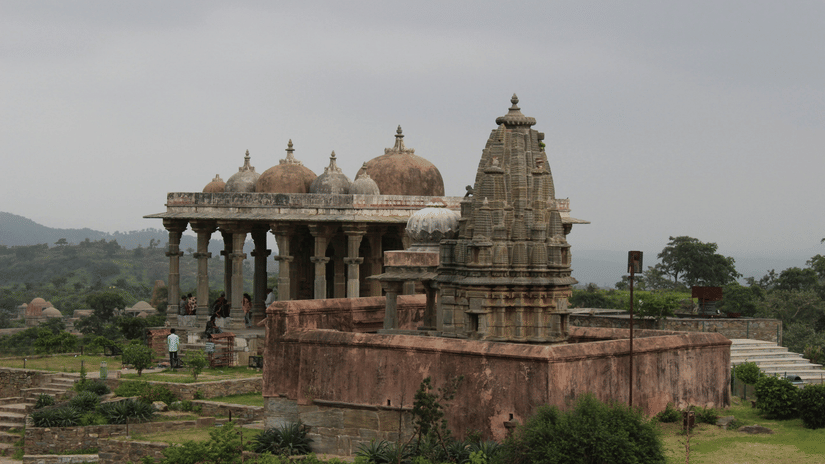 Exterior of the Trikuta Temple Inside the Kumbhalgarh Fortress