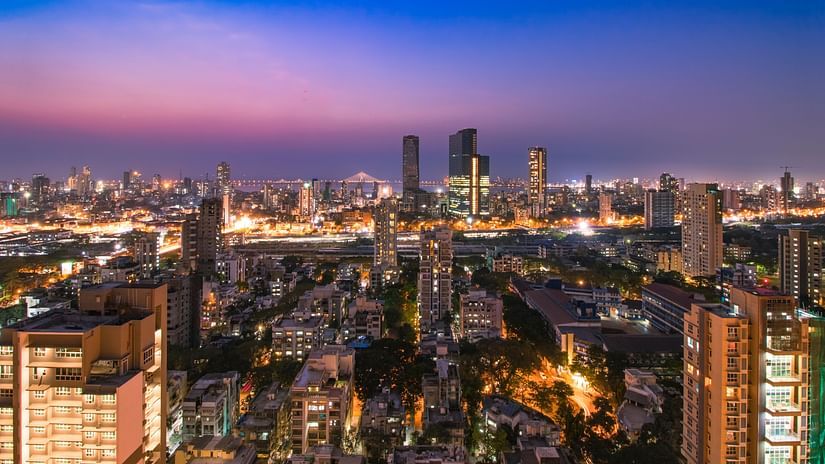 View of Mumbai nightsky 