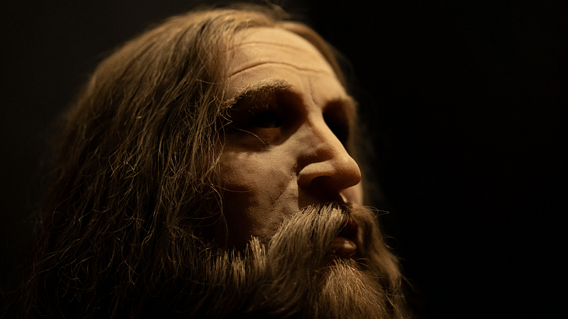 Wax structure of a man in a Wax Museum