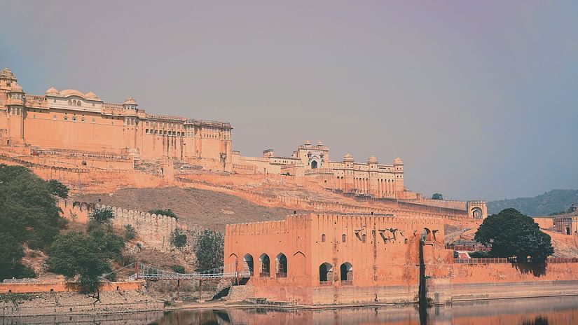 building made of yellow and red sandstone