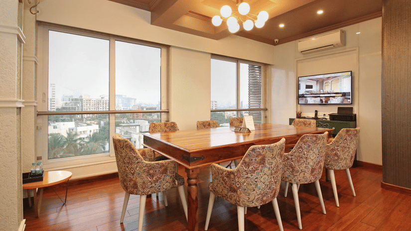 Elegant looking meeting room | Theory9 - Premium Service Apartments, Bandra