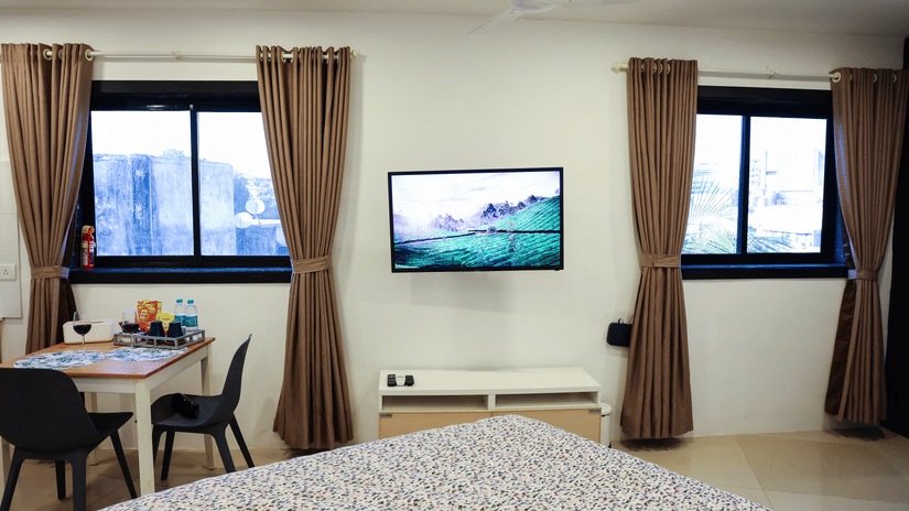 Bedroom of room 501 at Wabi-Sabi Juhu 10