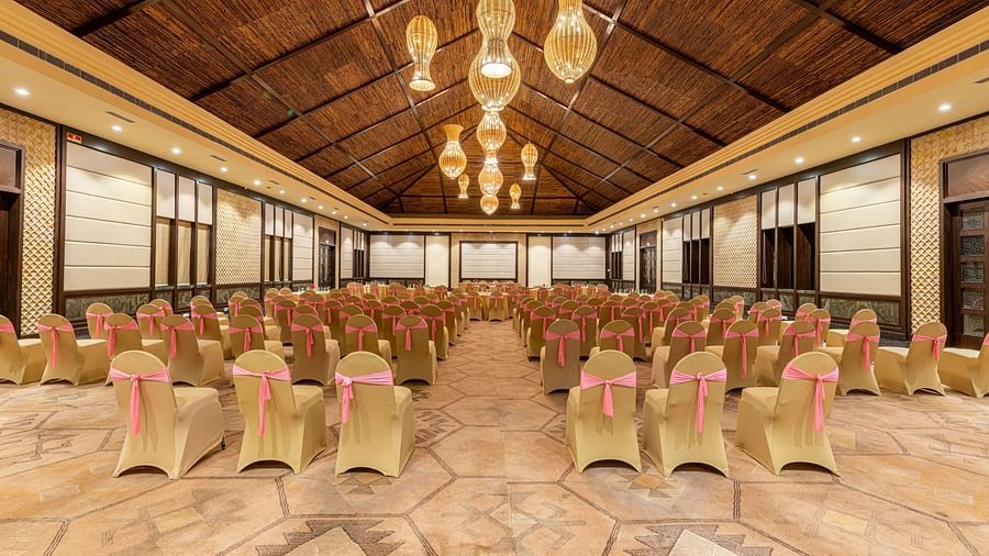 Seating arrangements at an event- The Ananta Udaipur