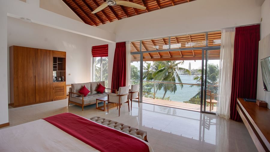 image of the balcony of the sea view superior rooms at the beacon by the bay with an amazing view