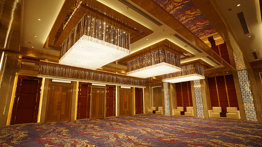 interior of best western banquet hall