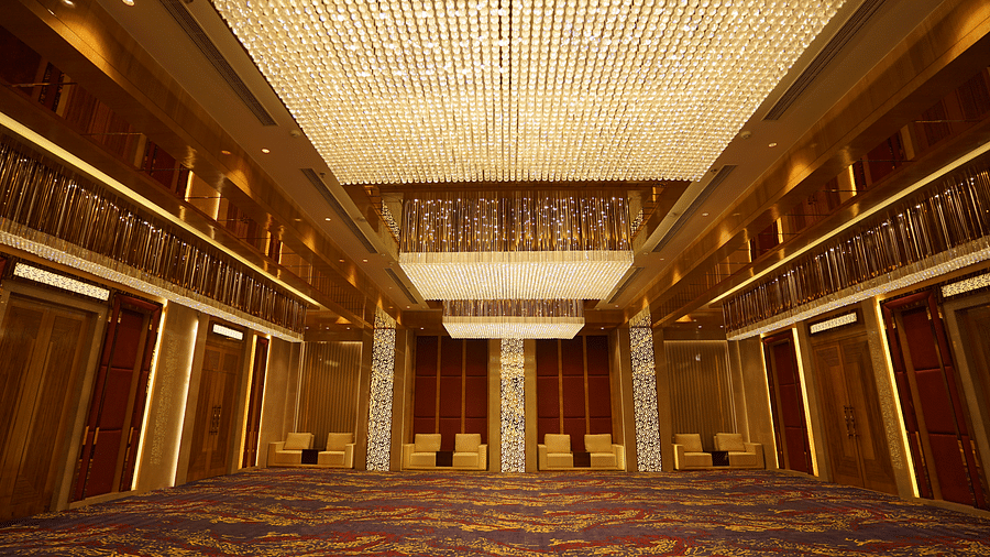 interior of best western banquet hall