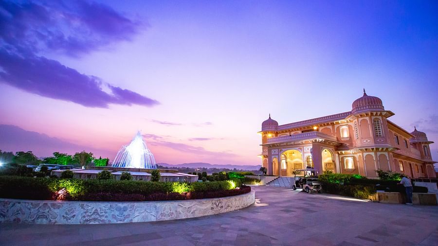 Buena Vista Luxury Garden Spa Resort - the exterior facade of the resort during evening
