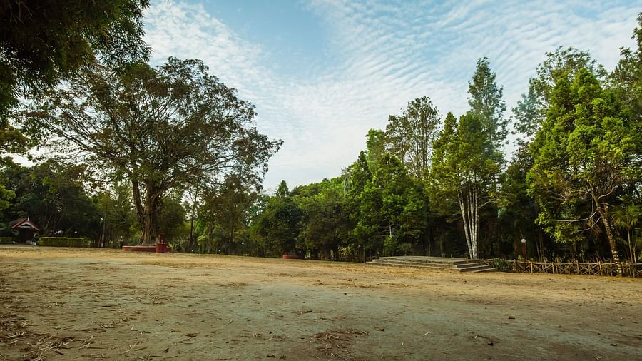 An overview of Aiyanna Lawns, Capitol Village Resort, Madikeri