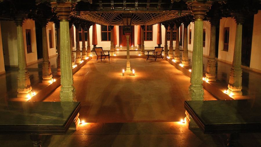 Valavu Courtyard at Chidambara Vilas