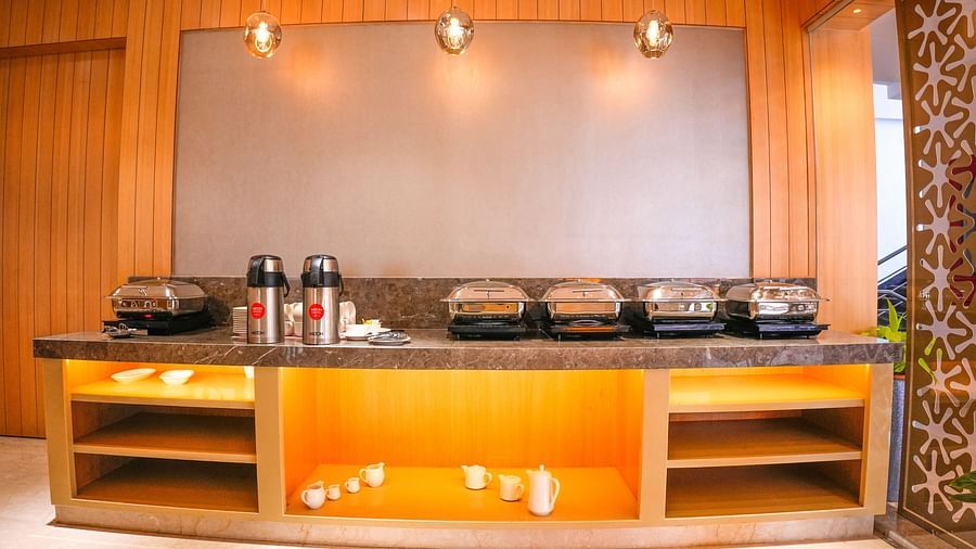buffet spread at our restaurant in Bangalore