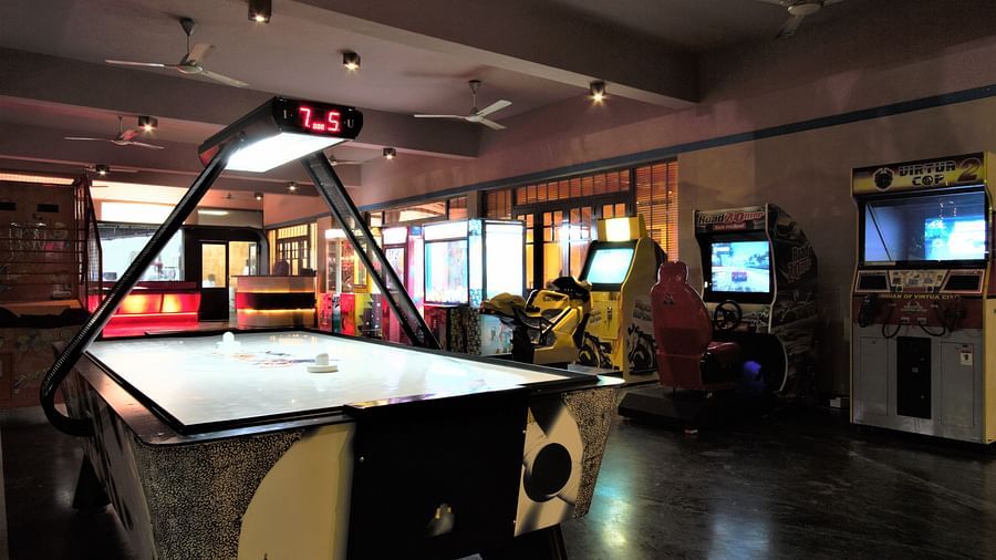 Damanganga Valley Resorts Pvt Ltd - ice hockey table and other games at the kids zone 11