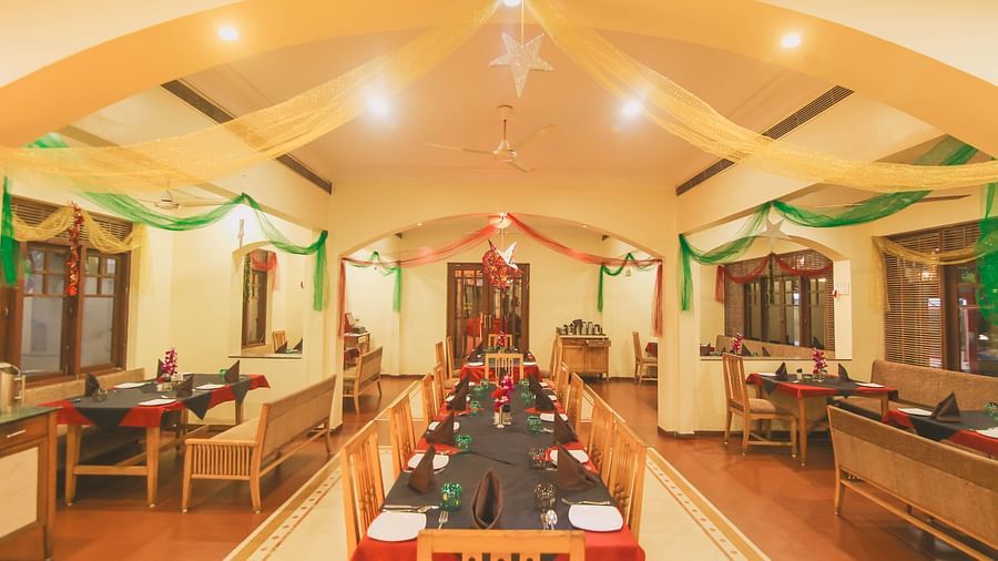Damanganga Valley Resorts Pvt Ltd - the indoor seating space at Olive Restro Bar in Daman