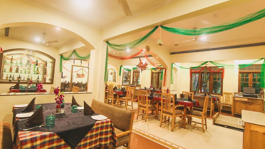 Damanganga Valley Resorts Pvt Ltd - the indoor seating space at Olive Restro Bar in Daman 1