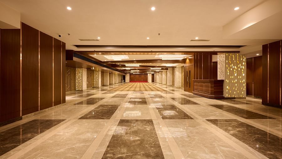A large banquet hall