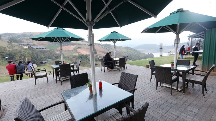 seating area at the coffee shop