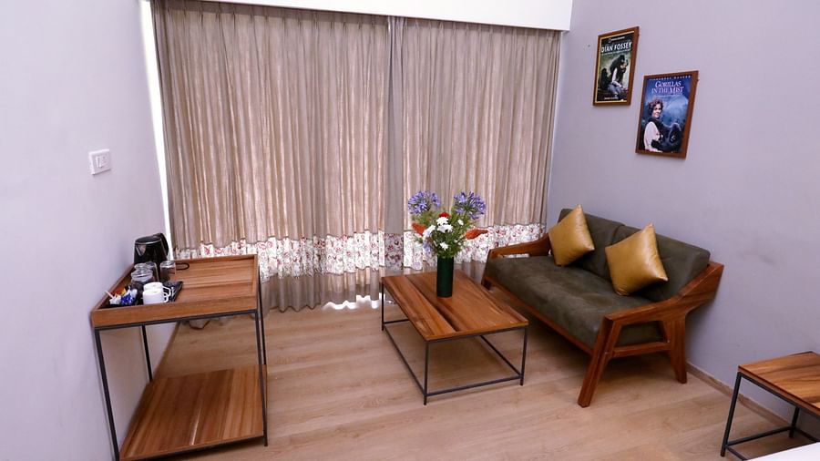 room with a separate seating area at destiny