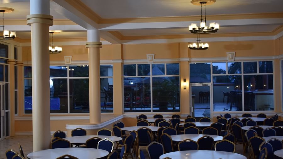 event hall at Grand A View Hotel