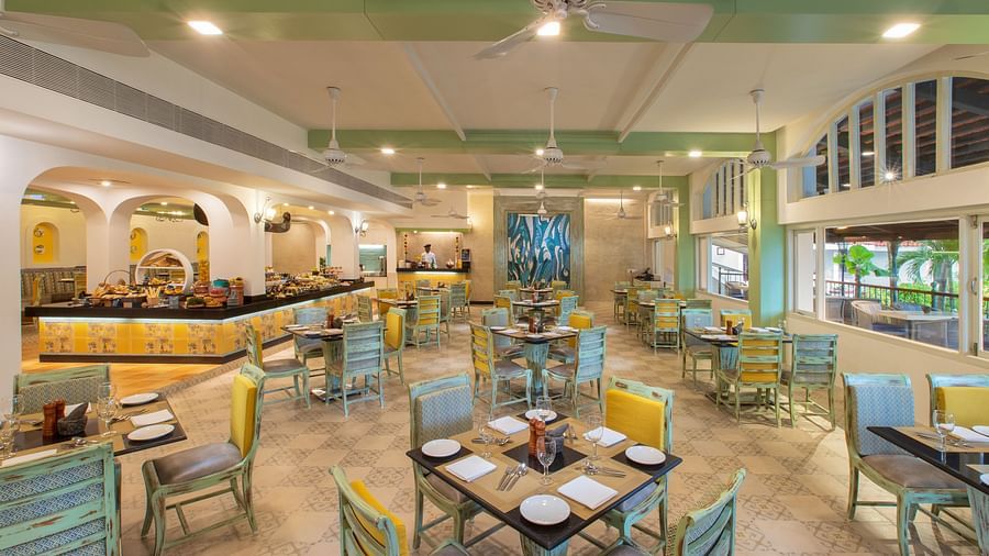 interior - chutney restaurant in south goa at heritage village resort and spa