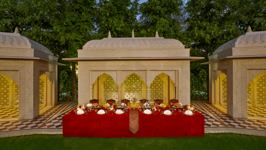 An image of the outdoor venue of Anarkali Bagh
