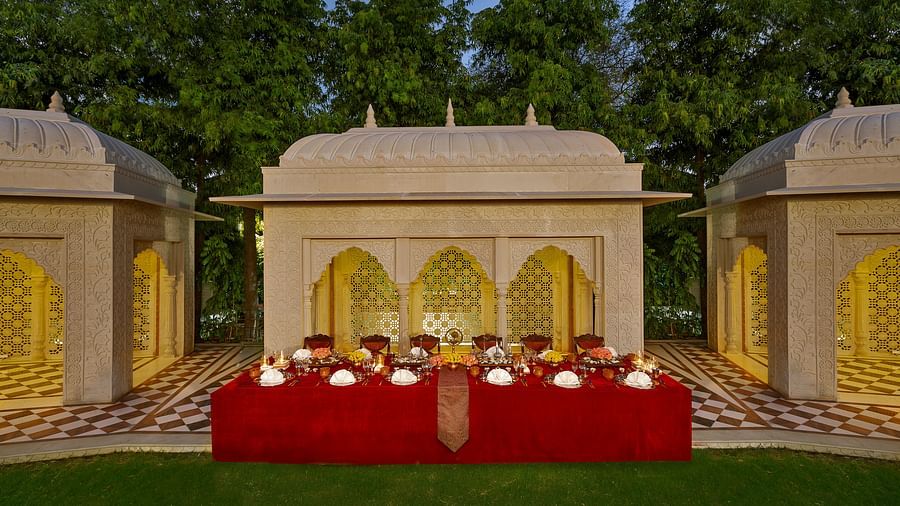 An image of the outdoor venue of Baradari