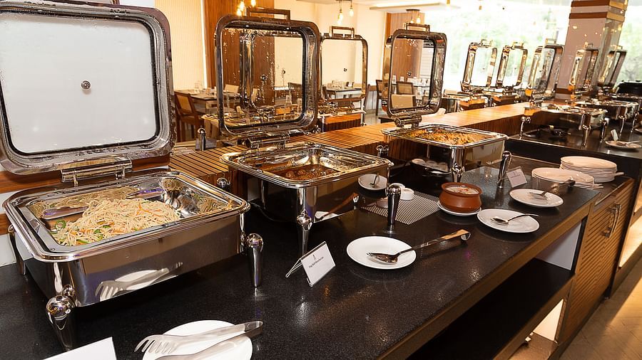 Buffet option at our hotel in Whitefield