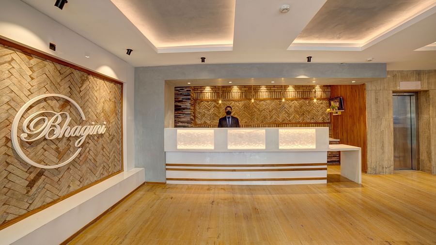 Lobby4 at our hotel in Whitefield