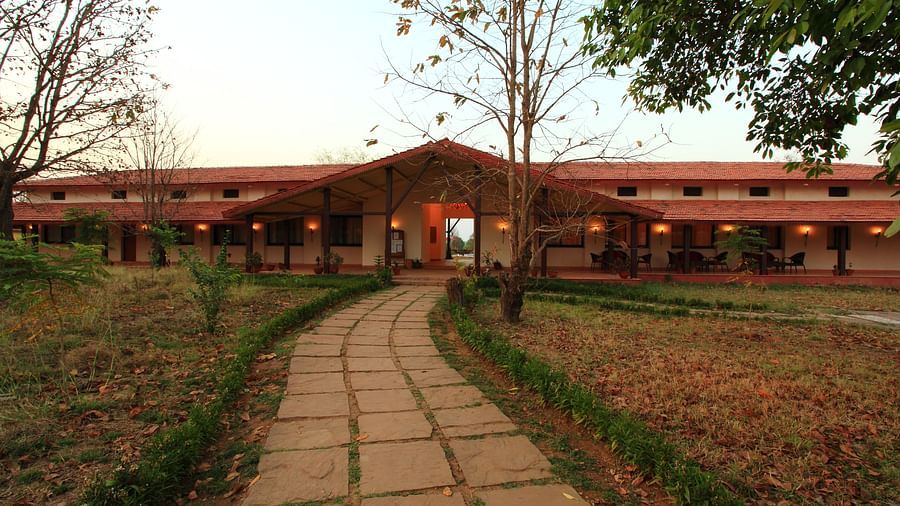 Main Entrance of Infinity Resorts Kanha